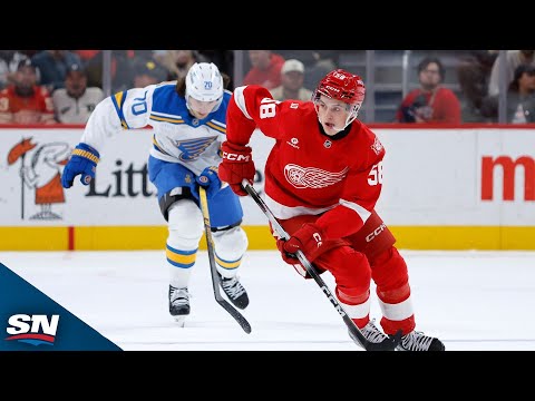 Red Wings’ Finnie, Compher Score 35 Seconds Apart To Make It A One-Goal Game