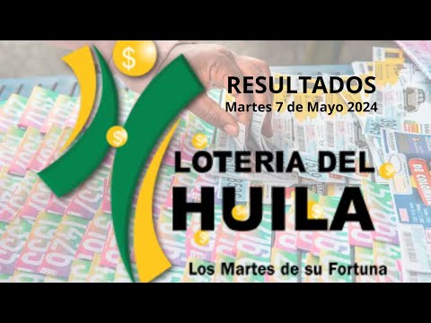 LOTERIA DEL HUILA Hoy [RESULTADO PREMIO MAYOR] del Martes 7 de Mayo 2024 #loteriadelhuila
