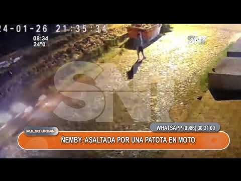 Ñemby: Mujer es asaltada por una patota en moto