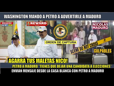 URGENTE! Petro ALERTA a Maduro que sera DETENIDO por la CPI si no habilita a Maria Corina