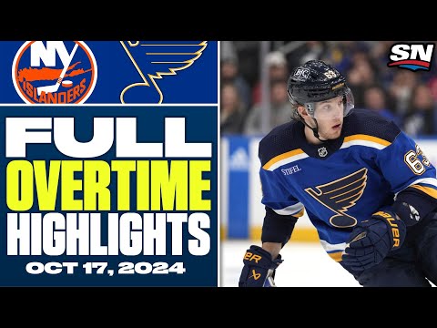 New York Islanders at St. Louis Blues | FULL Overtime Highlights - October 18, 2024