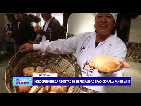 Nacional: Indecopi entrega registro de especialidad tradicional a pan de anís
