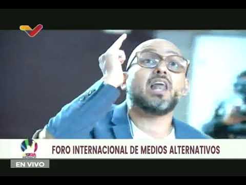 Foro Internacional de Medios Alternativos: Pérez Pirela, Monedero, Buen Abad y una rusa