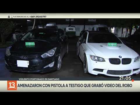 Santiago: Portonazo permite descubrir acopio de autos de alta gama