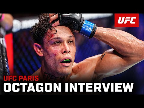 Caio Borralho Octagon Interview | UFC Paris
