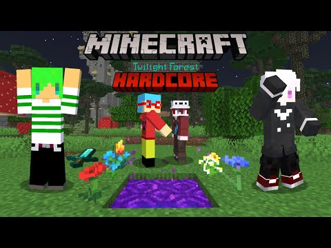 死んだら即脱落！？黄昏の森ハードコアを4人で挑む！【マインクラフト】