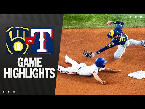 Brewers vs. Rangers Game Highlights (9/9/25) | MLB Highlights
