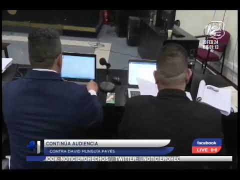 Continúa audiencia contra David Munguía Payés