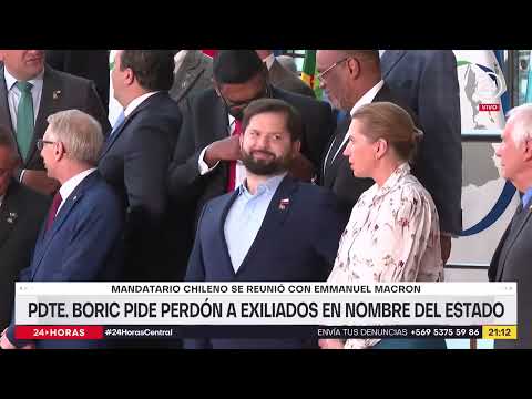 Presidente Boric pide perdón a exiliados en nombre del Estado de Chile