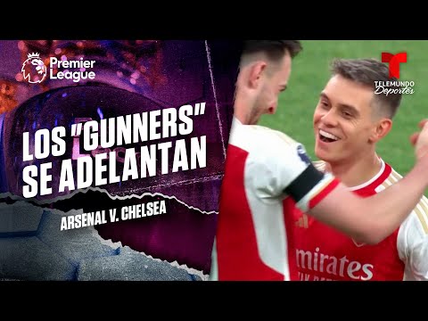 Leandro Trossard abre el marcador - Arsenal v. Chelsea | Premier League | Telemundo Deportes
