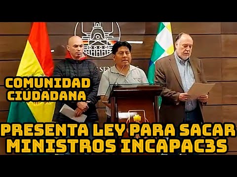COMUNIDAD CIUDADANA PRESENTA LEY PARA MANDAR A SU CASA MINISTROS Y SIN PODER REGRESAR..