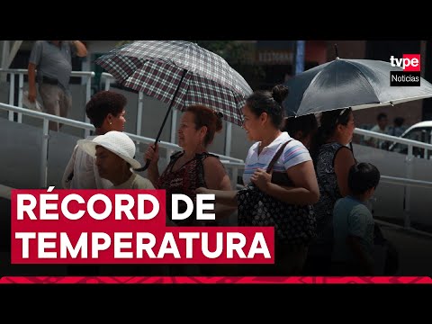 Senamhi: récord de temperatura en primavera | El Tiempo 31-10-2023
