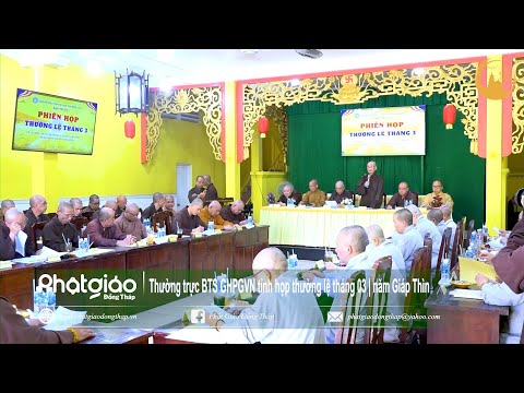 TIN VIDEO: Thường trực BTS GHPGVN tỉnh họp thường lệ tháng 03 | năm Giáp Thìn