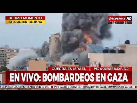 Guerra en Medio Oriente: Israel atacó más de 800 objetivos