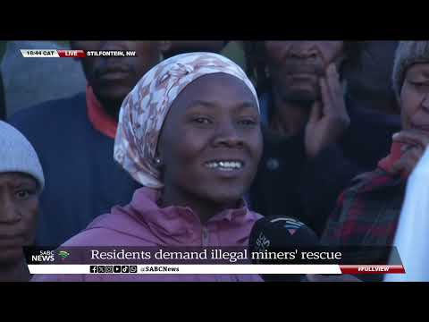 Residents demand illegal miners' rescue in Stilfontein: Zebilon Maine updates