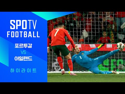 [월드컵 유럽 예선] 포르투갈 vs 아일랜드ㅣ3분 하이라이트 (10.12)