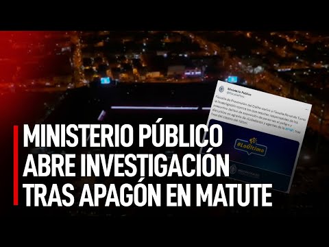 MINISTERIO PÚBLICO abre INVESTIGACIÓN tras APAGÓN en MATUTE que puso en riesgo a hinchas | #LR