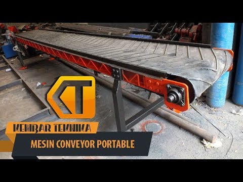 Mesin Conveyor Portable | Pemindah Barang Praktis