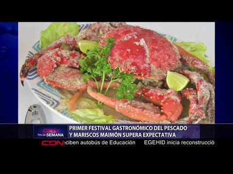 Primer Festival gastronómico del pescado y mariscos maimón supera expectativa