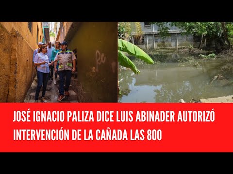 JOSÉ IGNACIO PALIZA DICE LUIS ABINADER AUTORIZÓ INTERVENCIÓN DE LA CAÑADA LAS 800
