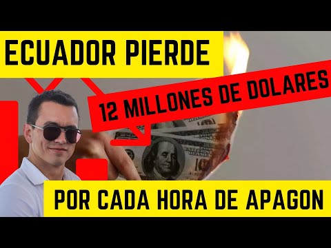 Ecuador pierde 12 millones de do?lares por cada hora de apago?n