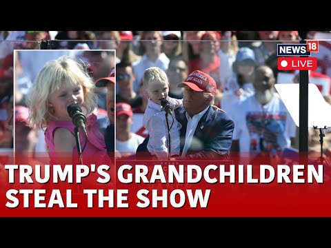 Trump News LIVE | Donald Trump's Grandchildren Steal The Show at North Carolina Rally | N18G