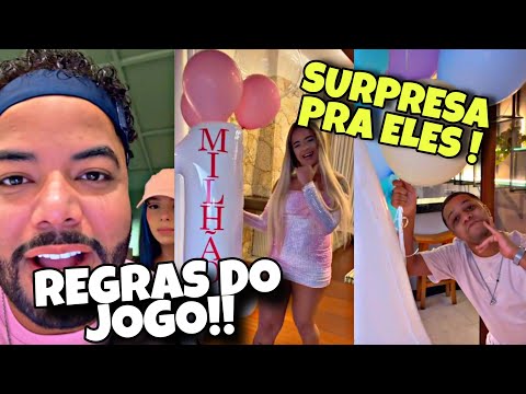 HYTALO EXPLICA A REGRA DO JOGO + SURPRESA PARA GATINHA E MADRINHA ?