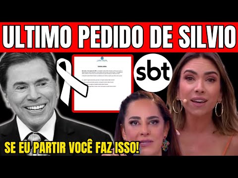 ÚLTIMO PEDIDO DE SILVIO SANTOS É DE ARREPIAR E FAMÍLIA ABRAVANEL ATENDE O SEU ÚLTIMO DESEJO