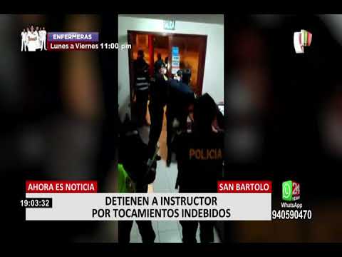 San Bartolo: detienen a instructor policial por tocamientos indebidos contra postulantes