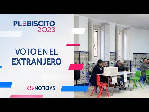 ALLAMAND FUE EN ESPAÑA: Chilenos ya comenzaron a votar en el extranjero - Plebiscito 2023