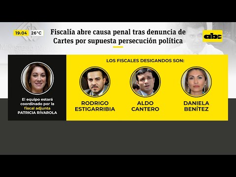Designan fiscales para investigar denuncia de Horacio Cartes por supuesta persecución política