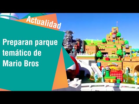 Preparan inauguración de parque temático de Mario Bros | Actualidad