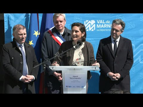 Baignabilité de la Seine et la Marne: un des rendez-vous du siècle (Oudéa-Castéra) | AFP Extrait
