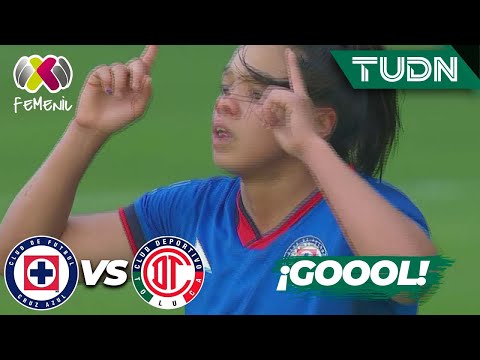 ¡EL DESCUENTO! Erikinha aprovecha un error | Cruz Azul 1-3 Toluca | Liga Mx Femenil -CL2024 J15|TUDN
