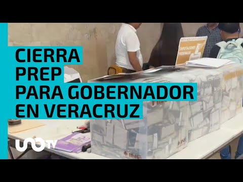 ¿Quién ganó las Elecciones en Veracruz? Cierra PREP para gobernador