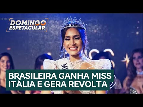 Brasileira é alvo de ofensas na internet após vencer Miss Itália