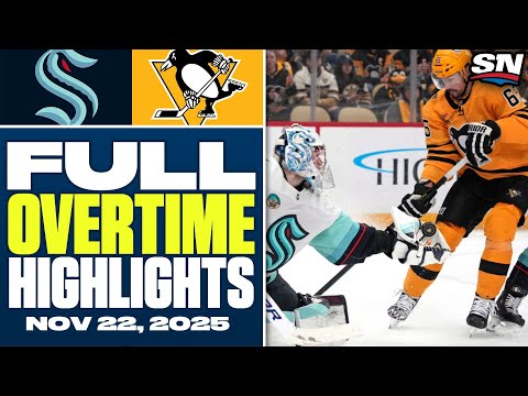 Seattle Kraken at Pittsburgh Penguins | FULL Overtime Highlights - November 22, 2025