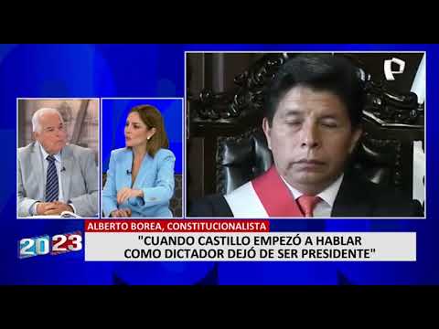 Alberto Borea: “Cuando Pedro Castillo habló como un dictador dejó de ser presidente”