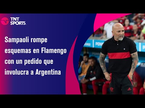 Sampaoli rompe esquemas en Flamengo con un pedido que involucra a Argentina - TNT Sports