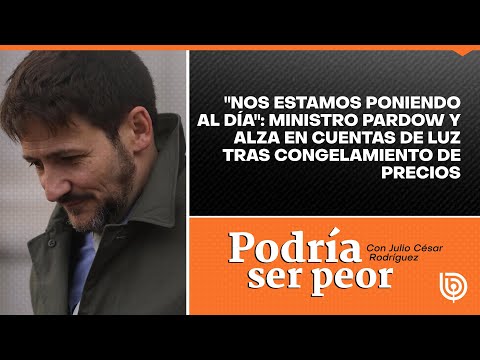 Nos estamos poniendo al día: Ministro Pardow y alza en cuentas de luz tras congelamiento de precio