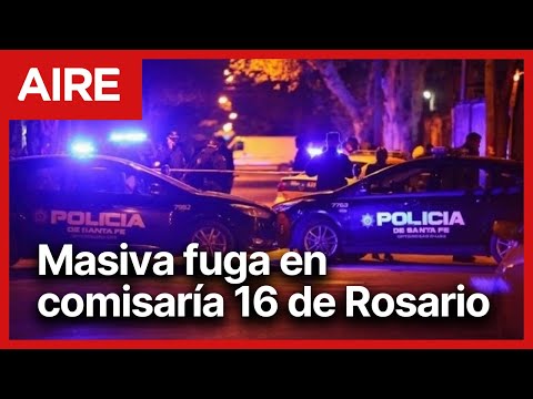 Rosario: se fugaron 16 presos de una comisaría