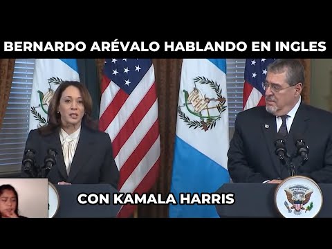 BERNARDO ARÉVALO SE REUNE CON LA VICEPRESIDENTA DE EEUU KAMALA HARRIS, GUATEMALA