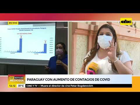 Paraguay con aumento de contagios de covid