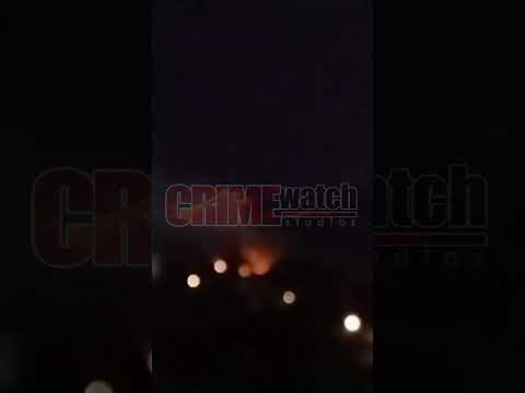 Mountain ablaze at Upper Fairly Street in Tunapuna.