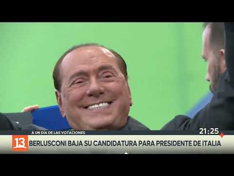 Por falta de apoyo Berlusconi se retira de la carrera por la presidencia de Italia