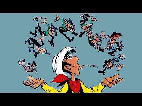 Des planches inédites de Lucky Luke bientôt mises en vente