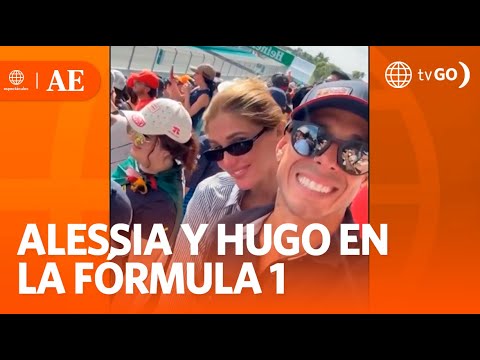 Alessia Rovegno y Hugo García se unieron por la Fórmula 1 | América Espectáculos (HOY)