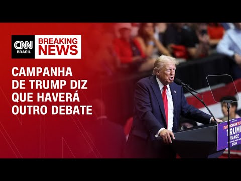 Campanha de Trump diz que haverá outro debate | AMÉRICA DECIDE