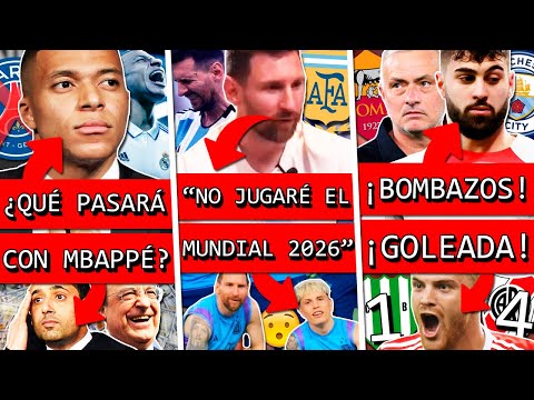 El PLAN secreto de MBAPPE y REAL MADRID ¡PSG explota!+ ¿MESSI ya PIENSA en su RETIRO?+ MERCADO bomba