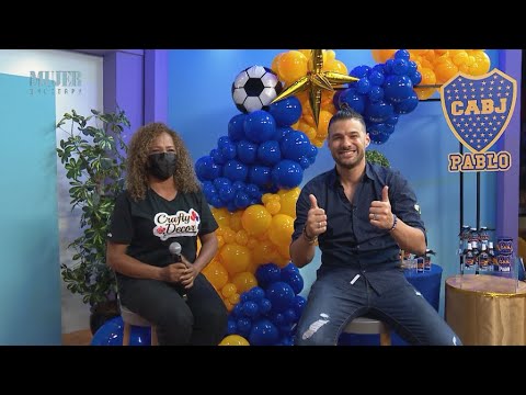 Decoración de cumpleaños del Boca Juniors por Crafty Decor | Mujer